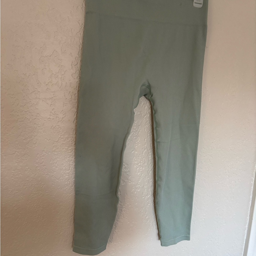 Garage Ribbed High-Waisted Leggings